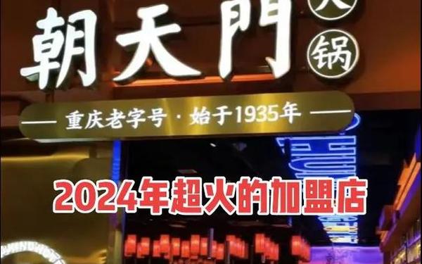 全国目前最火的加盟店(加盟店最火爆的项目2024)