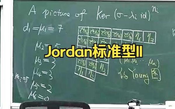 jordan标准型 jordan标准型例题