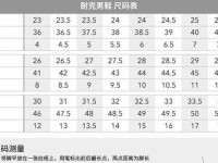 nike的尺码对照表、nike官网鞋码对照表