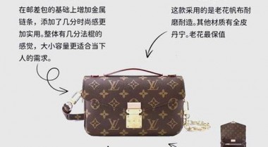 lv邮差包型号一览表;lv包包尺寸对照表