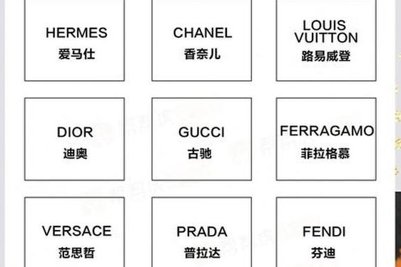全球十大奢侈品排名-顶级奢侈品品牌排行榜前十名